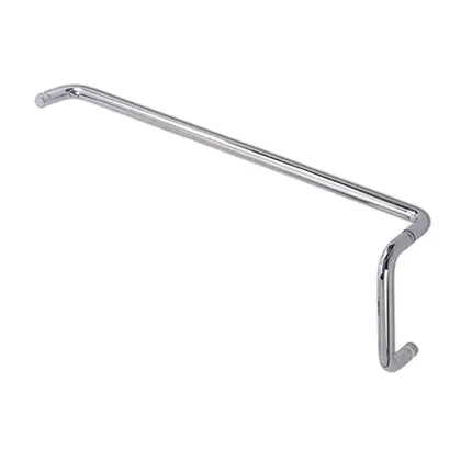 Combination handle and towel bar 