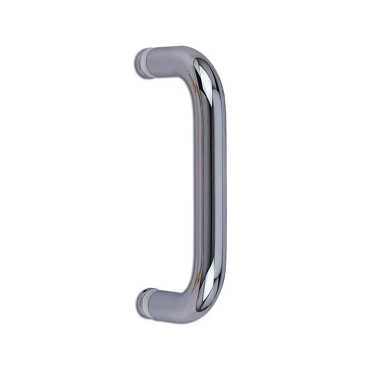 Single mounted shower door handle 