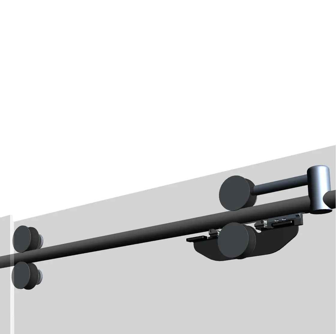 Soft closing shower glass sliding door system - good for elder or disabled and easy installation 