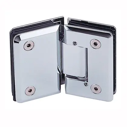 Adjustable shower hinge 