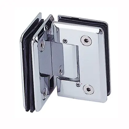 Adjustable shower hinge 