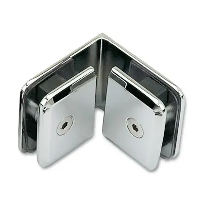Solid Brass Frameless Glass Clamp 