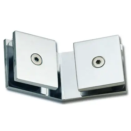 Solid Brass Frameless Glass Clamp 