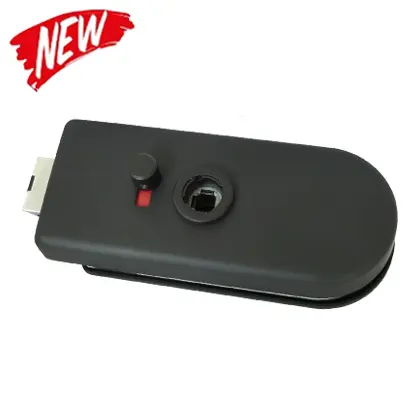Glass door privacy lock (radius type) 