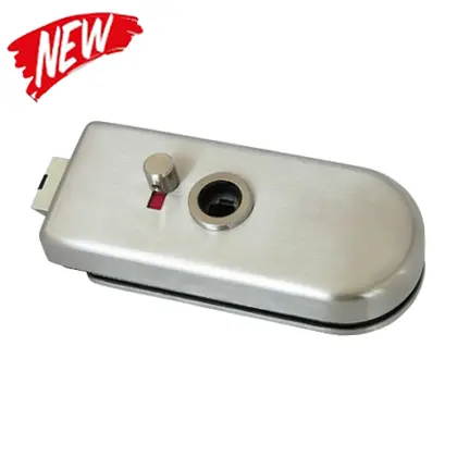 Glass door privacy lock (radius type) 