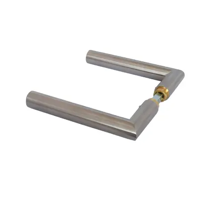 Lever handle for glass door lock 