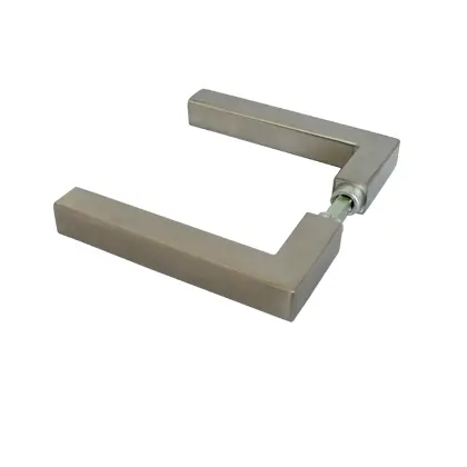 Lever handle for glass door lock 