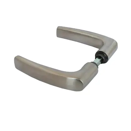 Lever handle for glass door lock 