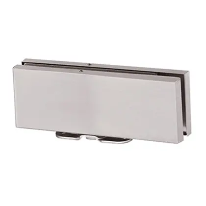 Square design glass door pneumatic bottom closer with narrow base plate 