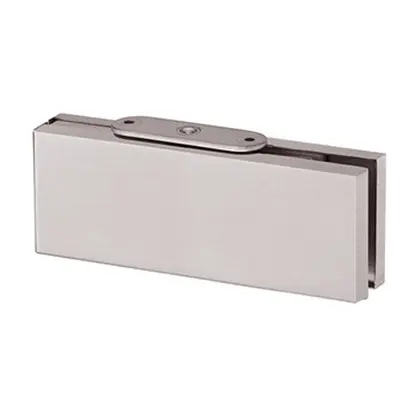 Square design glass door top pivot clamp 