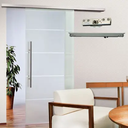 Soft Closing Aluminum Glass Sliding Door System