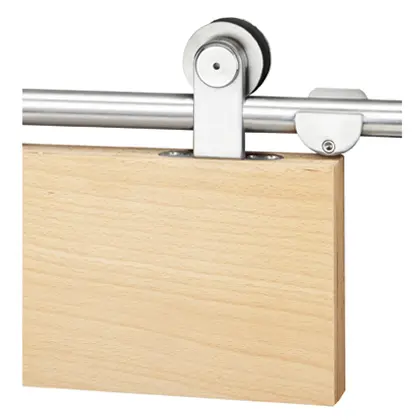 Wooden sliding door system 