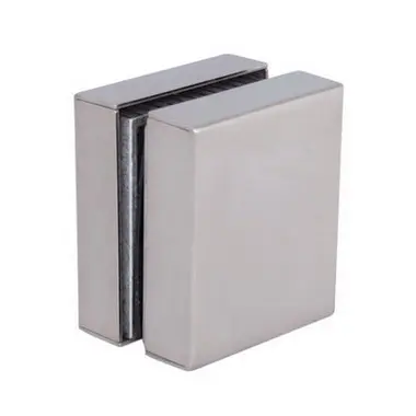 S.S. glass to glass clamps (no glass cut-out)