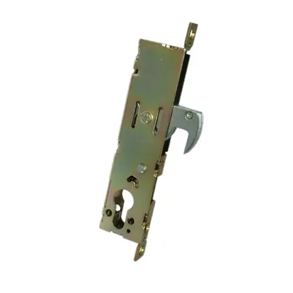 Aluminum sliding door lock - Hook bolt with european cylinder hole 