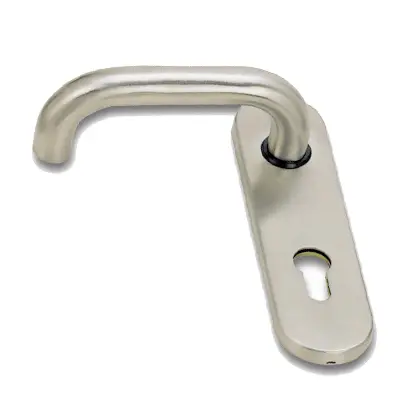 Hollow lever handle with faceplate 