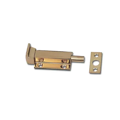 Step-on door bolt 