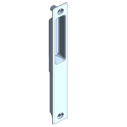 Aluminum sliding door lock - Flushmount dummy 