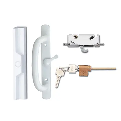 Sliding door lock kit 