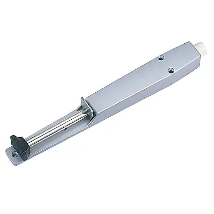 Step-on spring door holders