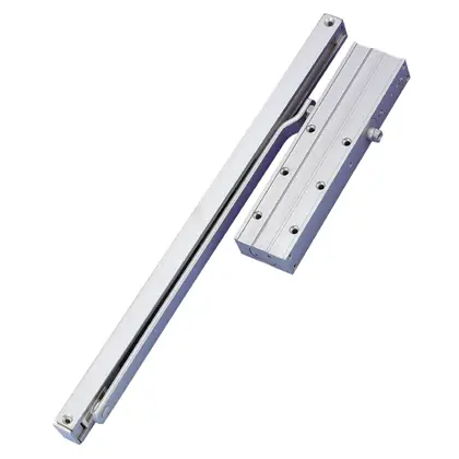 Non-handed overhead concealed door closers 